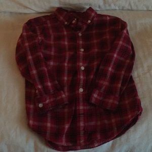 💙 Gymboree Plaid Flannel Oxford